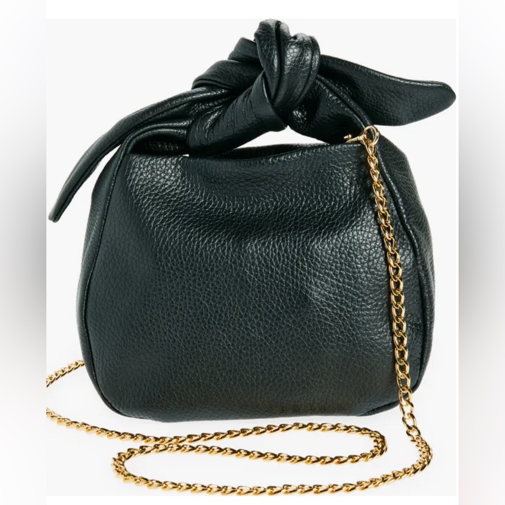 EUC Cuyana Mini Bow Leather Top Handle Bag - Picture 3 of 9